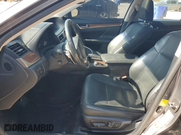 2013 Lexus GS 350 with VIN JTHCE1BLXD5002907, listed as a Copart auction lot 57619665 with 193,119 mi miles and Salvage title. Bid and sale history available at DreamBid. Image 7.
