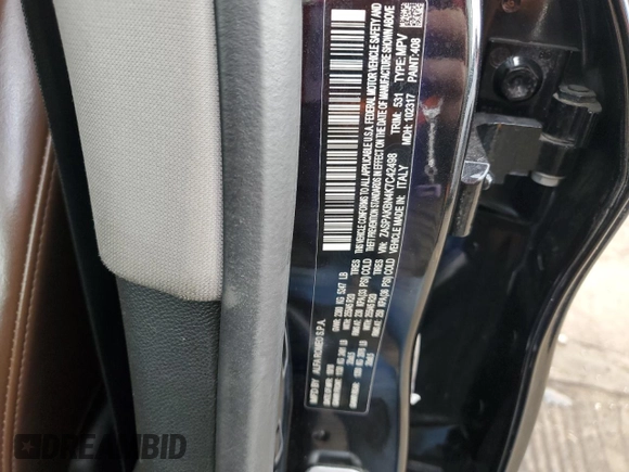 2019 Alfa Romeo Stelvio Ti with VIN ZASPAKBN4K7C42498, listed as a Copart auction lot 43219645 with 102,115 mi miles and Clean title. Bid and sale history available at DreamBid. Image 13.