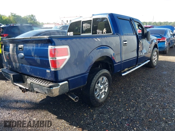 2011 Ford F-150 XLT with VIN 1FTFW1ETXBFA59901, listed as a IAAI auction lot 42537234 with 185,333 mi miles and . Bid and sale history available at DreamBid. Image 4.