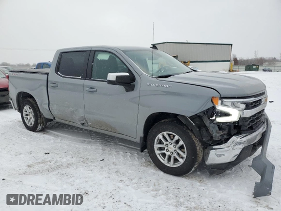 2024 Chevrolet Silverado 1500 LT with VIN 1GCPDKEK8RZ153050, listed as a Copart auction lot 88157845 with 17,232 mi miles and Salvage Title. Bid and sale history available at carsss.com. Image 4.