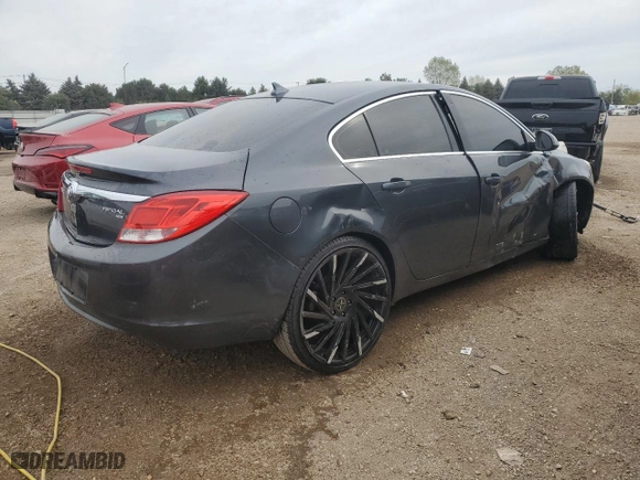 2011 Buick Regal CXL RL2 with VIN 2G4GP5EC6B9183807, listed as a Copart auction lot 73023174 with 126,062 mi miles and Non Repairable. Bid and sale history available at carsss.com. Image 3.