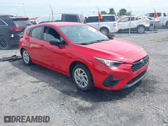 2024 Subaru Impreza z VIN JF1GUABC4R8276492, wystawiony jako IAAI lot #42184215 z przebiegiem 21 475 mil mil oraz . Historia ofert i sprzedaży dostępna na DreamBid. Obrazek 1.