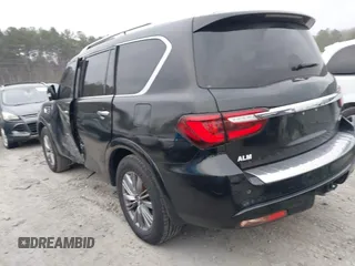 2020 Infiniti QX80 Luxe z VIN JN8AZ2NF7L9704896, wystawiony jako IAAI lot #41786314 z przebiegiem 75 305 mil mil oraz . Historia ofert i sprzedaży dostępna na DreamBid. Obrazek 3.