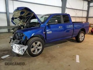 2018 Ram 1500 Big Horn with VIN 1C6RR7GT7JS250094, listed as a Copart auction lot 56064184 with 97,539 mi miles and Salvage title. Bid and sale history available at DreamBid. Image 1.