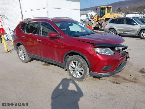2016 Nissan Rogue S with VIN KNMAT2MV7GP628149, listed as a IAAI auction lot 41774820 with 83,104 mi miles. Bid and sale history available at carsss.com. Image 1.