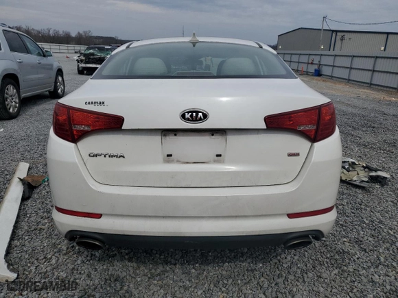 2012 Kia Optima LX with VIN KNAGM4A74C5287062, listed as a Copart auction lot 46162905 with 0 mi miles and Salvage Title. Bid and sale history available at carsss.com. Image 6.