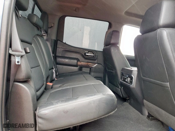 2019 GMC Sierra 1500 SLT with VIN 3GTU9DED1KG196023, listed as a Copart auction lot 45236725 with 120,789 mi miles and Salvage Title. Bid and sale history available at carsss.com. Image 10.