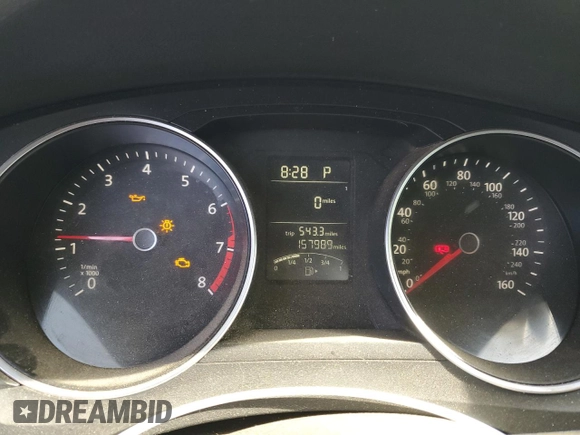 2015 Volkswagen Jetta SE with VIN 3VWD17AJ3FM225739, listed as a Copart auction lot 53985195 with 157,989 mi miles and Salvage title. Bid and sale history available at DreamBid. Image 9.