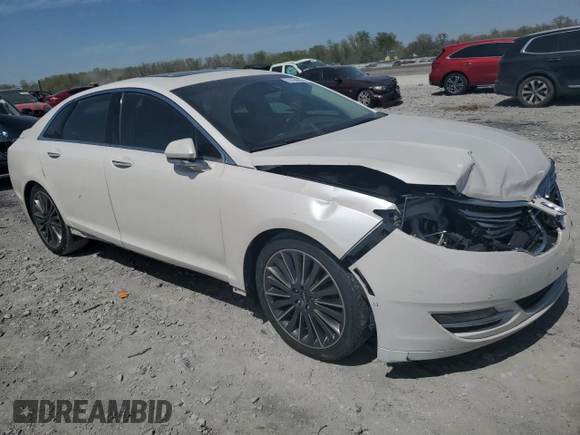 2015 Lincoln MKZ with VIN 3LN6L2J92FR602820, listed as a Copart auction lot 53164855 with 224,893 mi miles and Salvage title. Bid and sale history available at DreamBid. Image 4.