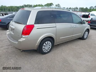 2007 Nissan Quest with VIN 5N1BV28U17N118936, listed as a IAAI auction lot 42087054 with 138,058 mi miles. Bid and sale history available at carsss.com. Image 4.