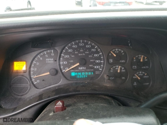 2002 Chevrolet Silverado 1500 LS with VIN 2GCEK19V021371008, listed as a Copart auction lot 46920055 with 153,594 mi miles and Salvage Title. Bid and sale history available at carsss.com. Image 9.
