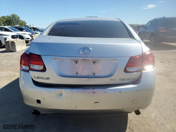 2006 Lexus GS 300 with VIN JTHCH96S160010479, listed as a Copart auction lot 73356574 with 0 mi miles and Salvage Title. Bid and sale history available at carsss.com. Image 6.