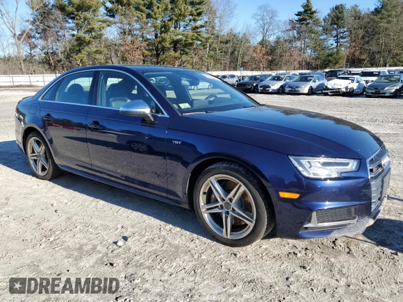 2018 Audi S4 Prestige with VIN WAUC4AF42JA025718, listed as a Copart auction lot 84296424 with 88,417 mi miles and Clean Title. Bid and sale history available at carsss.com. Image 4.