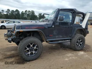 2005 Jeep Wrangler Rubicon with VIN 1J4FA69S75P340544, listed as a Copart auction lot 73085774 with 104,046 mi miles and Salvage Title. Bid and sale history available at carsss.com. Image 1.