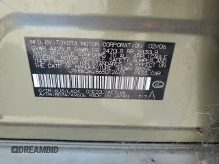 2006 Lexus IS 250 with VIN JTHBK262865012673, listed as a Copart auction lot 64866815 with 169,413 mi miles and Clean title. Bid and sale history available at DreamBid. Image 12.