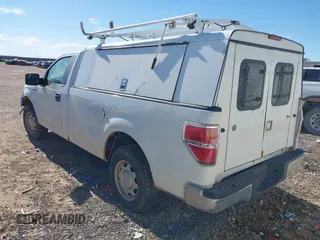 2012 Ford F-150 XL with VIN 1FTMF1CM9CKD33309, listed as a IAAI auction lot 41427178 with 125,029 mi miles. Bid and sale history available at carsss.com. Image 3.