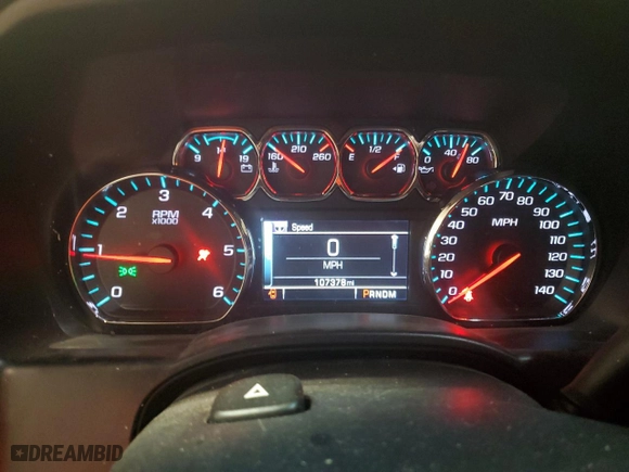 2014 Chevrolet Silverado 1500 LT with VIN 3GCUKREC4EG413190, listed as a Copart auction lot 49233565 with 107,378 mi miles and Salvage Title. Bid and sale history available at carsss.com. Image 9.