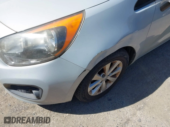 2013 Kia Rio SX with VIN KNADN5A32D6120598, listed as a IAAI auction lot 42342103 with 121,081 mi miles and . Bid and sale history available at DreamBid. Image 12.