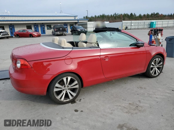 2008 Volkswagen Eos 3.2L with VIN WVWDB71F48V017874, listed as a Copart auction lot 78620394 with 87,975 mi miles and Salvage Title. Bid and sale history available at DreamBid. Image 3.