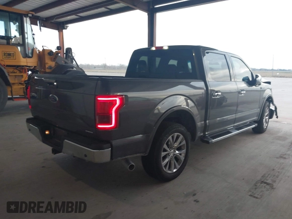 2015 Ford F-150 XL with VIN 1FTEW1CF1FKD55749, listed as a IAAI auction lot 41242324 with 164,415 mi miles. Bid and sale history available at carsss.com. Image 4.