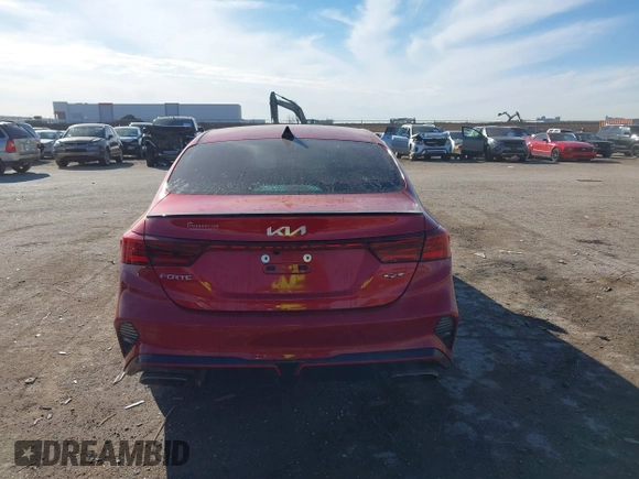 2023 Kia Forte GT with VIN 3KPF44ACXPE563556, listed as a IAAI auction lot 41324243 with 35,872 mi miles and . Bid and sale history available at carsss.com. Image 16.