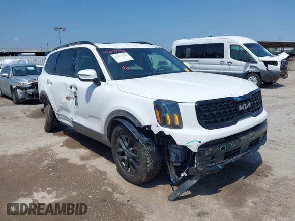 2024 Kia Telluride SX Prestige X-Pro with VIN 5XYP5DGC8RG533874, listed as a IAAI auction lot 42377392 with 11,819 mi miles and . Bid and sale history available at DreamBid. Image 1.