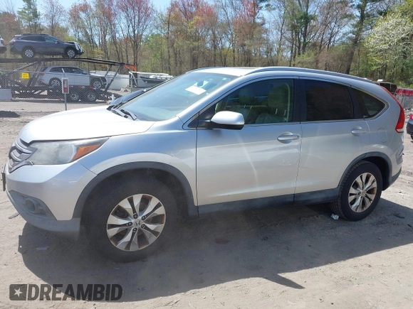 2012 Honda CR-V EX-L with VIN JHLRM4H75CC008752, listed as a IAAI auction lot 42150995 with 159,313 mi miles. Bid and sale history available at carsss.com. Image 14.