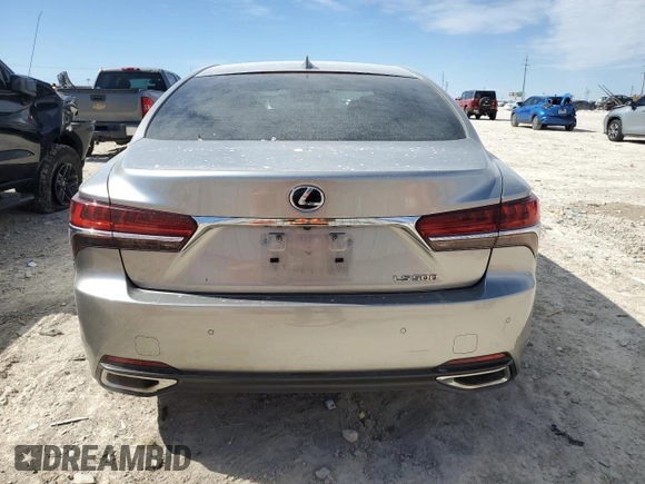 2019 Lexus LS 500 with VIN JTHB51FF8K5007357, listed as a Copart auction lot 46069445 with 78,041 mi miles and Salvage title. Bid and sale history available at DreamBid. Image 6.