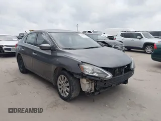 2016 Nissan Sentra S with VIN 3N1AB7AP3GY276663, listed as a IAAI auction lot 42049295 with 189,256 mi miles. Bid and sale history available at carsss.com. Image 1.