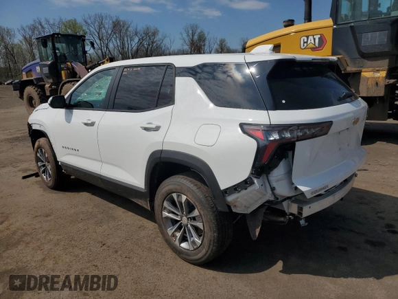2025 Chevrolet Equinox FWD LT with VIN 3GNAXHEGXSL220604, listed as a Copart auction lot 54407375 with 6,306 mi miles and Clean Title. Bid and sale history available at DreamBid. Image 2.