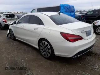 2018 Mercedes-Benz CLA with VIN WDDSJ4EB1JN517390, listed as a Copart auction lot 35903493 with 0 mi miles. Bid and sale history available at carsss.com. Image 2.