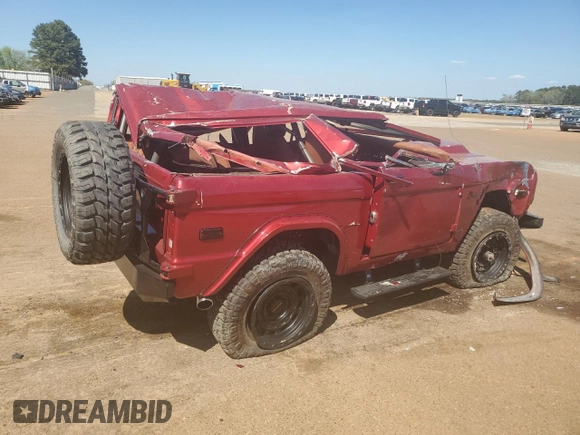 1972 Ford Bronco z VIN U15GLM80065, wystawiony jako Copart lot #50619305 z przebiegiem Nie podano mil oraz Szkoda całkowita • Salvage title. Historia ofert i sprzedaży dostępna na DreamBid. Obrazek 3.