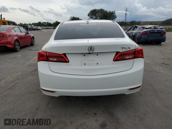 2018 Acura TLX w/Technology Pkg with VIN 19UUB1F56JA001140, listed as a Copart auction lot 66052453 with 84,248 mi miles. Bid and sale history available at carsss.com. Image 6.