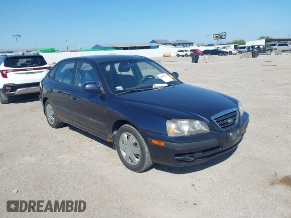 2005 Hyundai Elantra GLS with VIN KMHDN56D85U166496, listed as a IAAI auction lot 42083027 with 222,938 mi miles and . Bid and sale history available at DreamBid. Image 1.