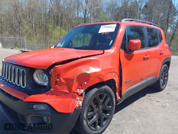 2018 Jeep Renegade Latitude with VIN ZACCJABB3JPJ43290, listed as a IAAI auction lot 41844647 with 238,581 mi miles and . Bid and sale history available at DreamBid. Image 6.