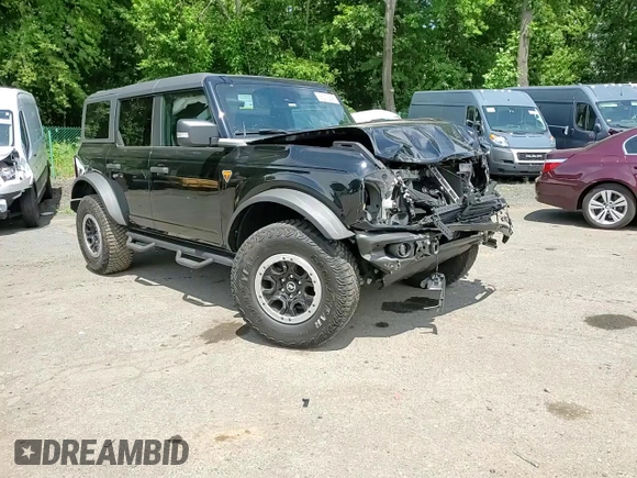 2022 Ford Bronco with VIN 1FMEE5DP6NLB29910, listed as a Copart auction lot 63012245 with 50,354 mi miles and Salvage title. Bid and sale history available at DreamBid. Image 13.