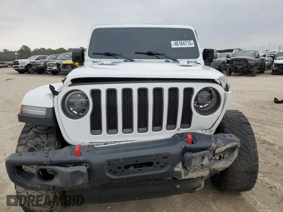 2018 Jeep Wrangler Unlimited Rubicon z VIN 1C4HJXFN5JW198679, wystawiony jako Copart lot #46164715 z przebiegiem 103 795 mil mil oraz Szkoda całkowita • Salvage title. Historia ofert i sprzedaży dostępna na DreamBid. Obrazek 5.