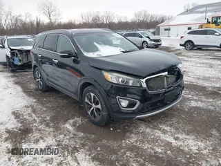 2016 Kia Sorento EX with VIN 5XYPH4A1XGG023621, listed as a IAAI auction lot 41583266 with 123,039 mi miles. Bid and sale history available at carsss.com. Image 1.