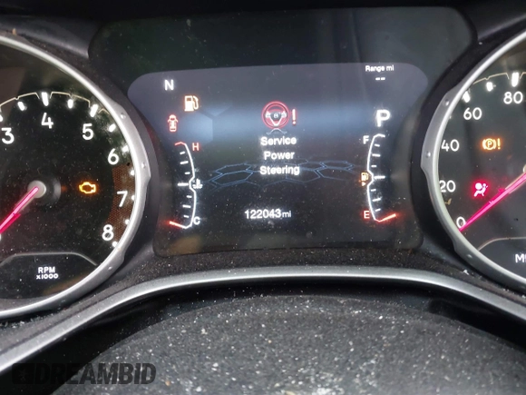 2017 Jeep Compass Latitude with VIN 3C4NJDBB5HT631320, listed as a IAAI auction lot 41446430 with 122,043 mi miles. Bid and sale history available at carsss.com. Image 15.