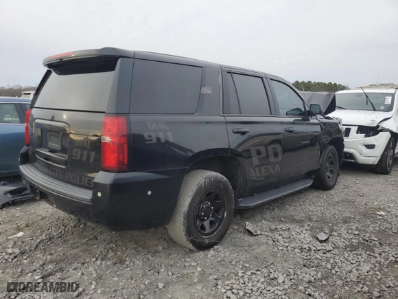 2020 Chevrolet Tahoe Commercial with VIN 1GNLCDEC2LR230788, listed as a Copart auction lot 89169945 with 0 mi miles and Salvage Title. Bid and sale history available at carsss.com. Image 3.