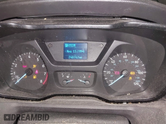 2016 Ford Transit Cargo z VIN 1FTYE1YM1GKB30742, wystawiony jako IAAI lot #41357645 z przebiegiem 240 747 mil mil oraz . Historia ofert i sprzedaży dostępna na DreamBid. Obrazek 7.