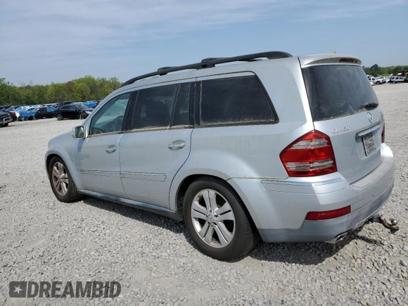 2008 Mercedes-Benz GL-Class 4.6L with VIN 4JGBF71E68A322430, listed as a Copart auction lot 52541825 with 173,592 mi miles and Salvage Title. Bid and sale history available at carsss.com. Image 2.