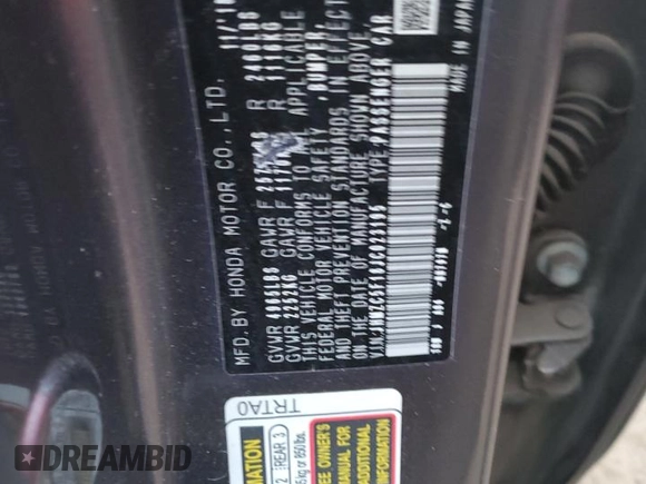 2018 Honda Clarity Plug-In Hybrid with VIN JHMZC5F18JC023195, listed as a Copart auction lot 73437684 with 57,371 mi miles and Salvage Title. Bid and sale history available at carsss.com. Image 14.