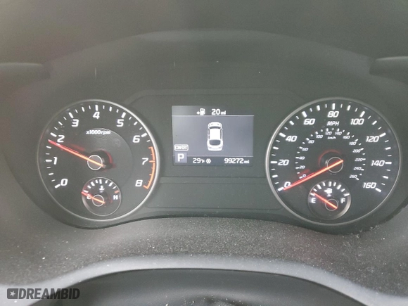 2018 Kia Stinger with VIN KNAE15LA8J6032128, listed as a Copart auction lot 42966965 with 99,272 mi miles and Salvage Title. Bid and sale history available at carsss.com. Image 9.