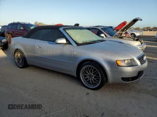 2004 Audi A4 1.8T with VIN WAUAC48H54K013573, listed as a Copart auction lot 78820994 with 0 mi miles and Salvage Title. Bid and sale history available at carsss.com. Image 4.