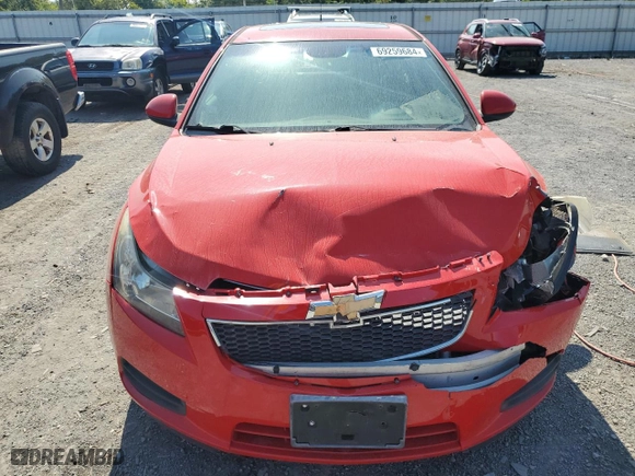 2014 Chevrolet Cruze 1LT with VIN 1G1PC5SB1E7455707, listed as a Copart auction lot 69259684 with 117,506 mi miles and Salvage Title. Bid and sale history available at carsss.com. Image 5.