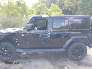2020 Jeep Wrangler Unlimited Sahara z VIN 1C4HJXEN6LW106869, wystawiony jako IAAI lot #42390113 z przebiegiem 56 907 mil mil oraz . Historia ofert i sprzedaży dostępna na DreamBid. Obrazek 15.