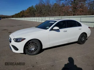 2024 Mercedes-Benz C 300 with VIN W1KAF4HB0RR187948, listed as a Copart auction lot 46634055 with 13,867 mi miles and Salvage Title. Bid and sale history available at DreamBid. Image 1.