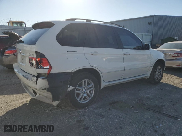 2006 BMW X5 3.0i with VIN 5UXFA13566LY43565, listed as a Copart auction lot 73193764 with 164,566 mi miles and Salvage Title. Bid and sale history available at carsss.com. Image 3.