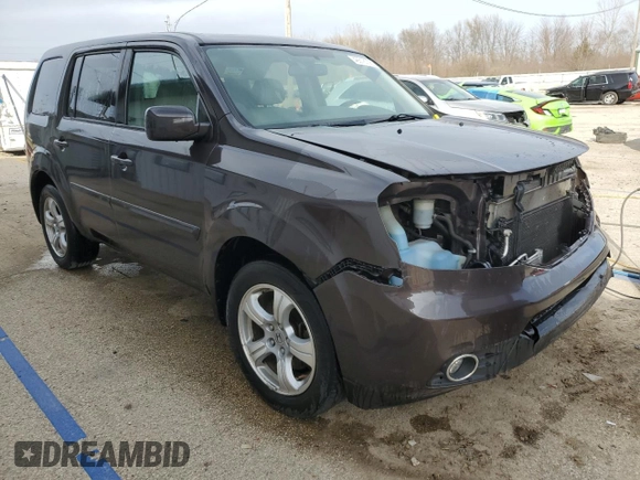 2015 Honda Pilot EX-L with VIN 5FNYF4H57FB010897, listed as a Copart auction lot 49316705 with 186,811 mi miles and Salvage Title. Bid and sale history available at carsss.com. Image 4.